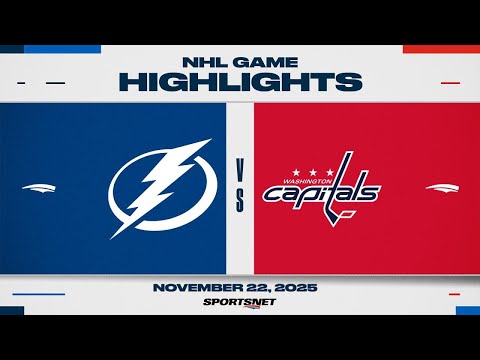 NHL Highlights | Capitals vs. Lightning - November 22, 2025