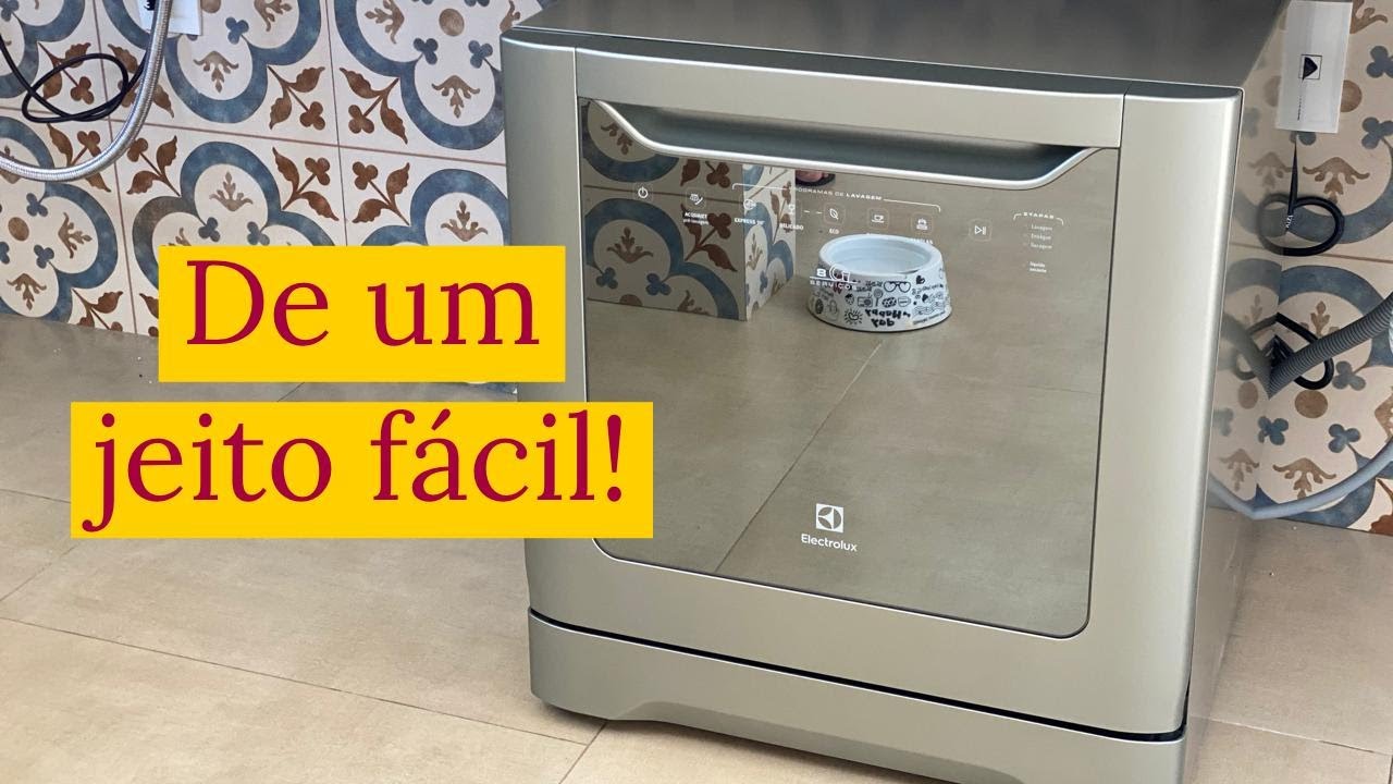 COMO INSTALAR LAVA LOUÇA ELECTROLUX 8 SERVIÇOS (Flávio Fernandes)how to install dishwasher