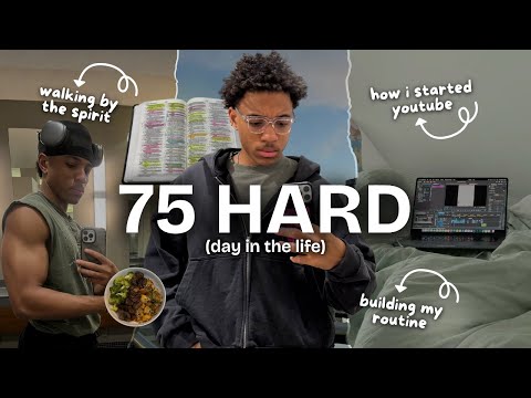 Day in the Life | Starting 75 hard, discipline as a Christian, self care routine, how I started YT