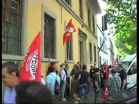 Sciopero Ataf a Firenze: la protesta dei dipendenti contro la privatizzazione (Video Rtv38)