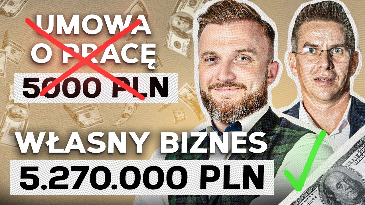 W MIESIĄC ZAROBIŁ tyle, co przez 80 LAT na ETACIE! | Paweł Bużek | Przygody Przedsiębiorców