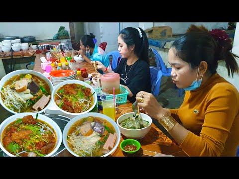$1.25 For A Bowl Of Rice Noodle Soup With Fish, & A Bowl Of Braised Noodle Soup