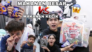 Download lagu MAKANAN BESAR VS MAKANAN KECIK 😋🔥 mp3