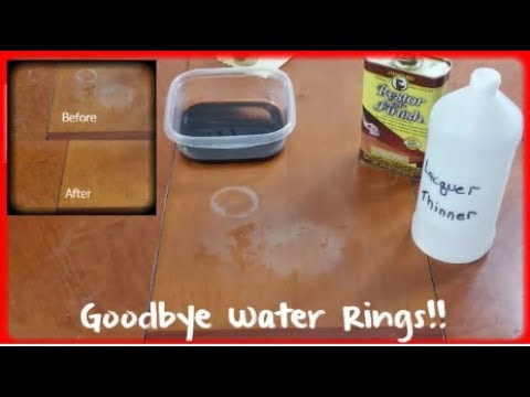 Removing white water rings and heat stains from wood furniture | THE ULTIMATE GUIDE | NEW VERSION