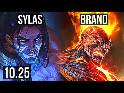 SYLAS vs BRAND (MID) | Rank 6 Sylas, 6/1/4, Rank 27 | BR Challenger | v10.25