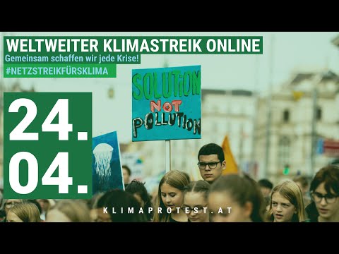 5. Weltweiter Klimastreik ONLINE - Gemeinsam schaffen wir jede Krise!