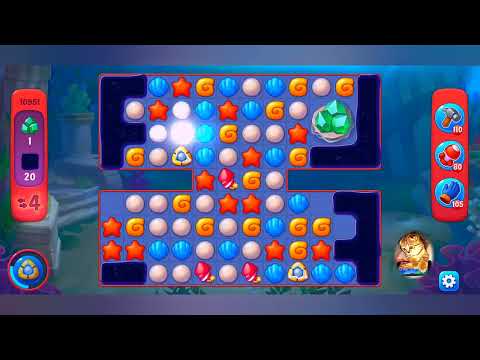 фишдом 2022  #  10951 уровень - прохождение без бустеров # Fishdom,   10951  level - no Boosters.