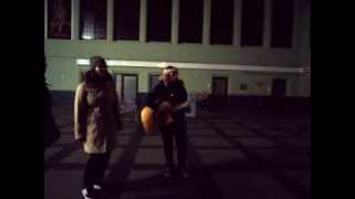 1000 Fragen (Silbermond) - Unplugged Cover @ Bahnhof Bautzen, 09.11.2013