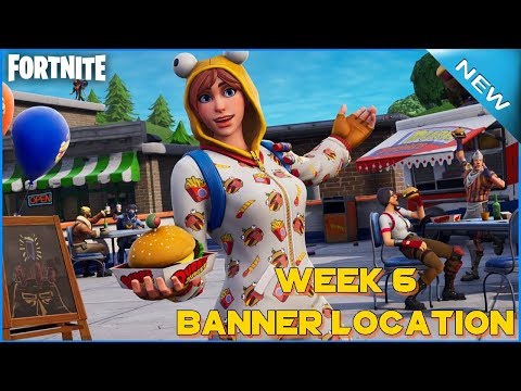 WEEK 6 SECRET BANNER LOCATION - FORTNITE BATTLE ROYALE