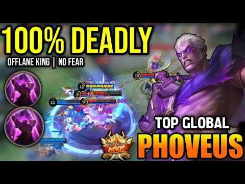 PHOVEUS BEST BUILD 2023 | TOP GLOBAL PHOVEUS GAMEPLAY | MOBILE LEGENDS