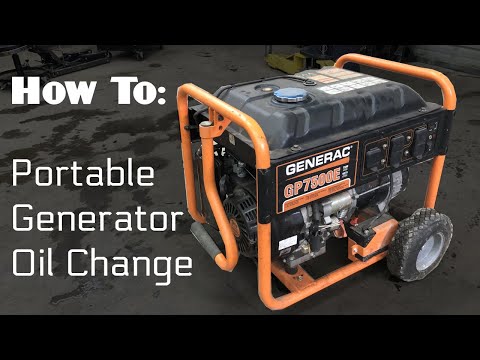 DIY Generator Maintenance: Oil Change - Portable Generator