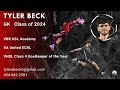 Tyler Beck - HS Highlight Tape (Junior YR) / 2024 GK
