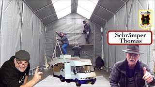 Wohnmobil Wohnwagenoder Boot Zelt als Garage