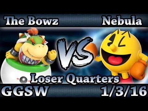 GGSW 14 - The Bowz (Bowser Jr.) Vs.Nebula (Pac-Man) Smash Wii U Loser Quarters - Smash 4