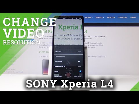 How to Change Video Resolution in SONY Xperia L4 – Change Recording Quality