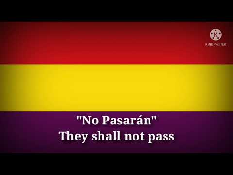 No Pasarán - They shall not pass (Spanish Lyrics & Thai/English Translation)