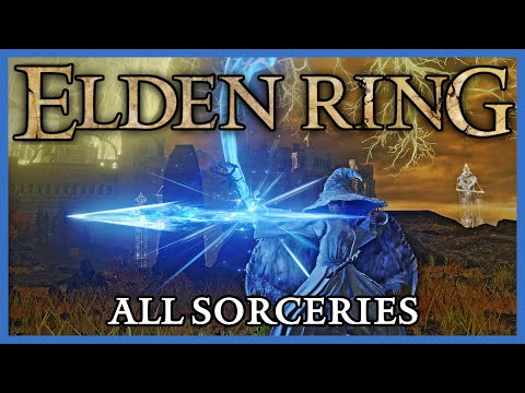Elden Ring ALL Sorceries Showcase With Scaling And Lore #EldenRing #DS3Tube