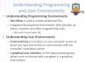 1_6 Programming and user environments