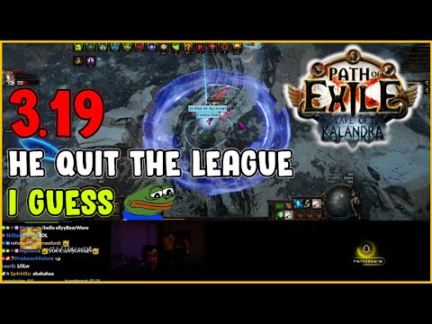 ⚡ POE 3.19 ⚡ CuteDog - He quit the league i guess