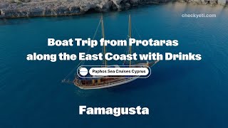 Scenic Protaras East Coast Boat Trip with Drinks | CheckYeti