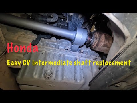 Honda intermediate shaft easy replacement cvt transmission #honda #accord
