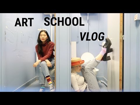 FRENCH ART SCHOOL VLOG #2 (French/English subs) Video