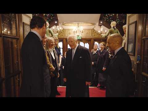 His Majesty The King Visits Fortnum & Mason
