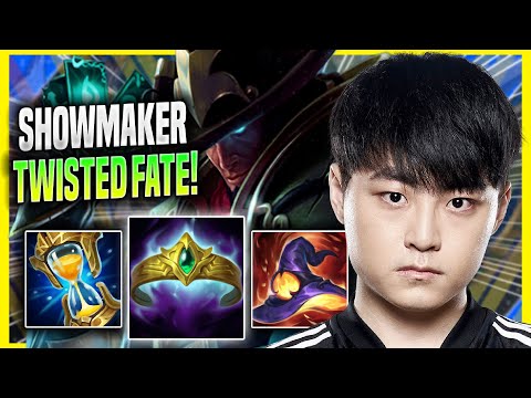 SHOWMAKER IS READY FOR TWISTED FATE! - DK ShowMaker Plays Twisted Fate MID vs Akali!