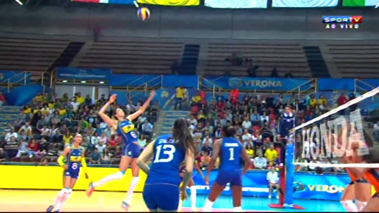 HOLANDA X BRASIL - Mundial de Vôlei Feminino 2014 - 2ª FASE