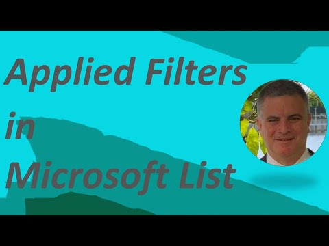 Microsoft Lists / SharePoint – Applied Filters Microsoft Lists / SharePoint – Applied Filters