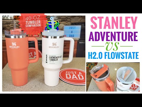 Stanley 40 oz Tumbler With Straw & Handle New H2.0 Flowstate vs Adventure Quencher
