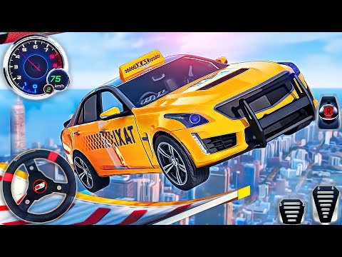 Real Taxi Car Stunts Simulator #2 - Impossible Ramp Car Stunt Driving 3D - Android GamePlay