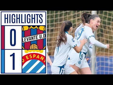 LEVANTE UD 0 - 1 RCD ESPANYOL | RESUMEN LIGA F MOEVE