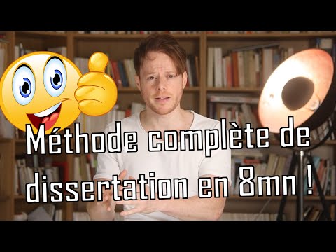 Philosophy dissertation method in 8 minutes!