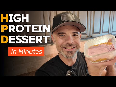 The EASIEST High Protein Frozen Dessert Made In Minutes!