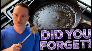 Don't Panic About Stuck-On Food In Your Cast Iron