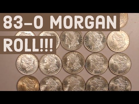 Roll of 20 BU 1883-O Morgan Silver Dollars: Lustrous Coins!