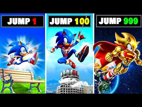Sonic Changes Into A Different Super Hero with Every Jump in GTA 5 RP