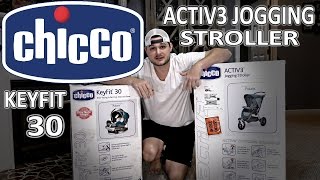 Chicco Activ3 Jogging Stroller & KeyFit 30 UNBOXING