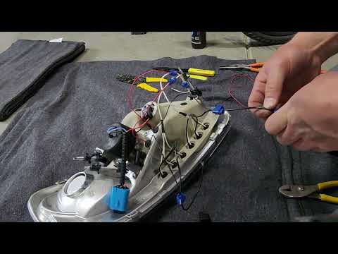 Installing Spyder (or Akkon) headlights on a 1997 Ford F150 . Including a detailed wiring guide.