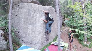 Video thumbnail of Goma natural, 6a. Cavallers