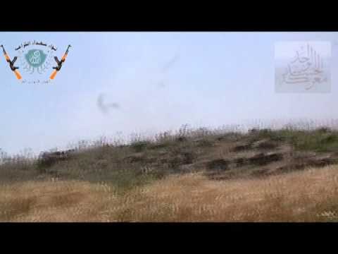 استهدف نقاط تمركز قوات النظام قرية الزغبة في ريف حماه بواسطة رشاش 14 من قبل لواء شهداء الكرامة