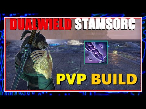 ESO Dual Wield Stamsorc PvP Build - Deadlands DLC + Ascending Tide DLC