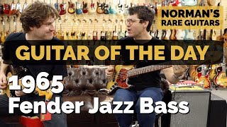 Video thumbnail for Guitar of the Day: 1965 Fender Jazz Bass | Norman's Rare Guitars by Normans Rare Guitars