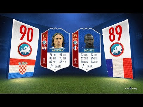 90 MODRIC & 89 KANTE WORLD CUP UPGRADES! - FIFA 18 Ultimate Team
