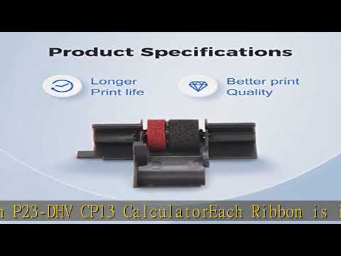 Ir40t MYCARTRIDGE for IR40T IR-40T Compatible with Sharp EL-1750V EL-1801V, Casio HR-100TM HR-170RC