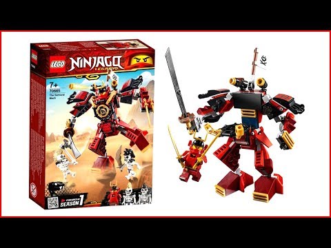 Vidéo LEGO Ninjago 70665 : Le robot samouraï