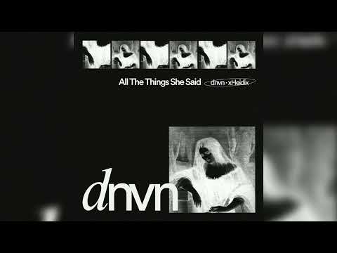 dnvn, xHeidix "All The Things She Said"