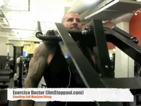 Standing Calf Machine Shrugs by Jim Stoppani