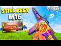This FULL AUTO FIRE M16 GUNSMITH HAVE O RECOIL | M16 GUNSMITH CODM BR | BEST M16 LOADOUT COD MOBILE